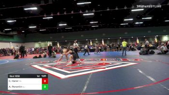 152 lbs Quarterfinal - Conner Harer, PA vs Alessio Perentin, NJ
