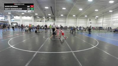 99 lbs Rr Rnd 2 - Jaxon Beckman, Smitty's Wrestling Barn vs Emryk Burkeholder, Keene