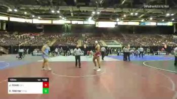 195 lbs Consi Of 8 #2 - Jovon Howe, Idaho Falls Wrestling Club vs Hunter Weimer, Shed Wrestling