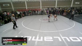 144 lbs Cons. Semi - Cannon Bake, Brighton vs Alan Frazier, Lone Peak