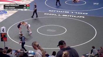 105 lbs Semifinal - Liza Krueger, Groton Area vs Kadee Frankfurth, Clark/Willow Lake