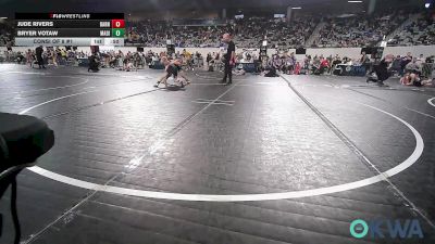 75 lbs Consi Of 8 #1 - Jude Rivers, Barnsdall Youth Wrestling vs Bryer Votaw, Madill Takedown