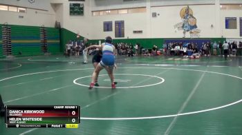 145 lbs Champ. Round 1 - Helen Whiteside, West Albany vs Danica Kirkwood, Hillsboro