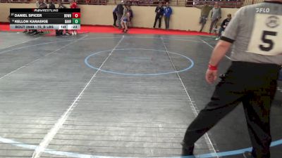 75_B lbs Consi Of 4 - Daniel Spicer, Downingtown West vs Kellon Kanaskie, Danville