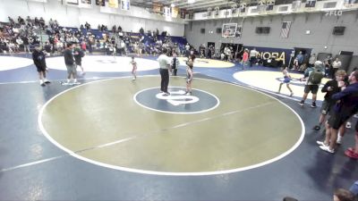 63 lbs Cons. Round 3 - Maddoc Harrell, LAWC vs Ray Lopez, Pounders Wrestling Club