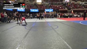 82 lbs Quarterfinal - Mason Voegel, North Montana Wrestling CLub vs Brycen Elmose, Champawat
