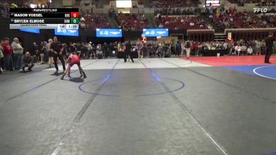 82 lbs Quarterfinal - Mason Voegel, North Montana Wrestling CLub vs Brycen Elmose, Champawat