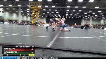 132 lbs Cons. Round 4 - Cael Nelson, IA vs Hayden Benter, MO