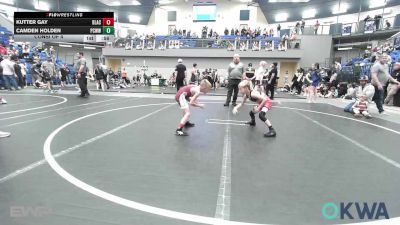 52-55 lbs Consi Of 4 - Kutter Gay, Blackwell Wrestling Club vs Camden Holden, Ponca City Wildcat Wrestling