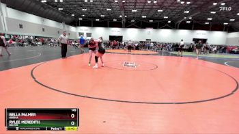145 lbs Cons. Round 4 - Bella Palmer, Odessa vs Rylee Meredith, Belton