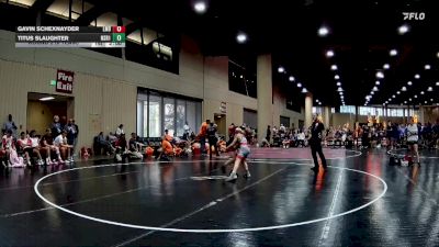 106 lbs Round 2 (6 Team) - Gavin Schexnayder, Louisiana Mud Bugs vs Titus Slaughter, North Shelby Regulators Red