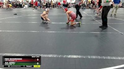 105-110 lbs Round 1 - Ava Serbu, Upper Perk vs Mimi Skowronski, Lady Assassins