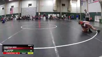 152 lbs Round 1 (16 Team) - Christian Wick, Amherst vs Taj Wilson, Kearney JV