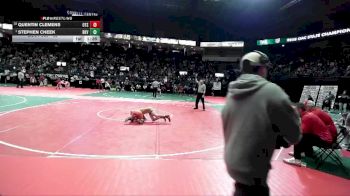 95 lbs Champ. Round 1 - Stephen Cheek, BKV1 vs Quentin Clemens, OTS2