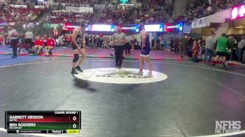 AA - 205 lbs Champ. Round 1 - Garrett Henson, Butte vs Ben Rodgers, Belgrade