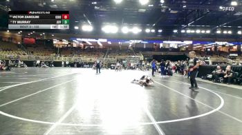 132 lbs Champ. Round 3 - Victor Zanolini, Christopher Columbus H S vs Ty Murray, Jefferson