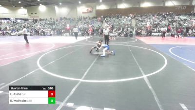 70 lbs Quarterfinal - Ezekiel Avina, Elk Grove Wr Acd vs Bentley McIlwain, Central Catholic WC