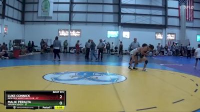 132 lbs Cons. Round 2 - Luke Connick, Iron Tide Wrestling Club vs Malik Peralta, Virginia Beach