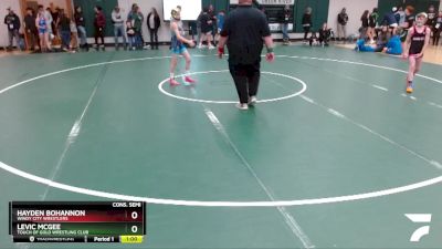 85 lbs Cons. Semi - Hayden Bohannon, Windy City Wrestlers vs Levic McGee, Touch Of Gold Wrestling Club