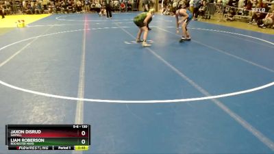 130 lbs Champ. Round 1 - Liam Roberson, Rochester Mayo vs Jaxon Disrud, Sartell