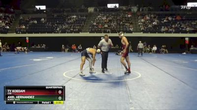 149 lbs Quarterfinal - Ty Koedam, Coe vs Axel Hernandez, Buena Vista