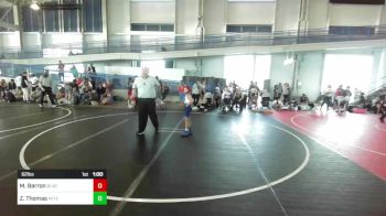 62 lbs Semifinal - Madden Barron, BlackCat WC vs Zoe Rose Thomas, Peterson Grapplers