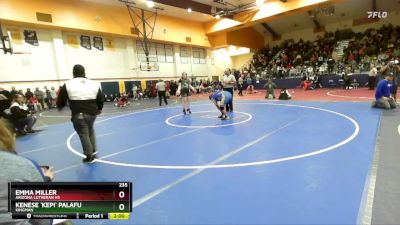 235 lbs Round 3 - Kenese `Kepi` Palafu, Kingman vs Emma Miller, Arizona Lutheran HS