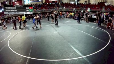 175 lbs Quarterfinal - Jasur Khaitov, Junior Titans Wrestling Club vs Ryder Sohm, South Sioux City Cardinals