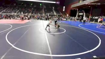 63 lbs Semifinal - Herra1 Fisher, Kalispell WC vs Gunnar Eckenrod, Eastside United