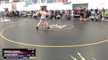 215 lbs 1st Place Match - Hayden Martin, Avalanche Wrestling Association vs Spencer Johnson, Chugach Eagles Wrestling Club