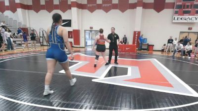 207 lbs Champ. Round 1 - Carla Campos, Texas Wesleyan vs Madison Haley, Friends University