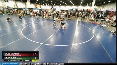 132 lbs Quarterfinal - Kadin Boyce, Sublime Wrestling Academy vs Caleb Jackson, Champions Wrestling Club