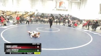 63 lbs Semifinal - Bebe Lopez, Geneva Wrestling Club vs Liam Meriew, Proper-ly Trained