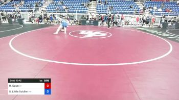 144 lbs Cons 16 #2 - Hana Duus, California vs Skylar Little Soldier, Minnesota