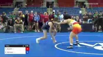 132 lbs Consi Of 16 #2 - YeLe Aycock, New Mexico vs Elleni Johnson, Utah