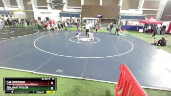 49 lbs Cons. Round 5 - Cal Downing, Wyoming Underground Wrestling vs Tillman Taylor, Arizona