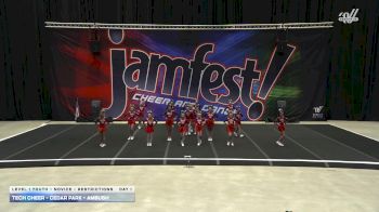 Tech Cheer - Cedar Park - Ambush [2025 L1 Youth - Novice - Restrictions Day 1] 2025 JAMfest San Antonio Classic