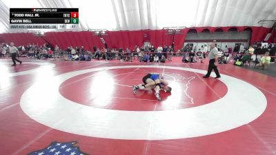 USA Junior Boys - 138 lbs Cons. Round 3 - Todd Hall Jr., Team Nazar Training Center vs Gavin Bell, DC Elite Wrestling