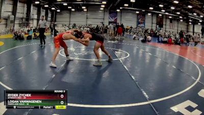 130 lbs Rd# 3 12:00pm Friday - Ryder Zychek, Dynasty RED vs Logan VanWagenen, Maryland GOLD