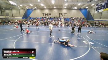 73 lbs Semifinal - Madden Thomas, Team Prestige vs Marshall Green, Centerville