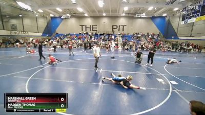 73 lbs Semifinal - Madden Thomas, Team Prestige vs Marshall Green, Centerville