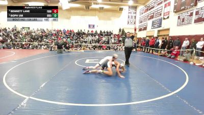 126 lbs 3rd Place - Bennett Lane, Foran vs Soph Um, Bristol Eastern