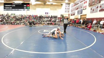 126 lbs 3rd Place - Bennett Lane, Foran vs Soph Um, Bristol Eastern