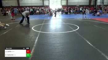 130 lbs Quarterfinal - Joey Lenio, Unattached vs Colton Schmitz, CJA