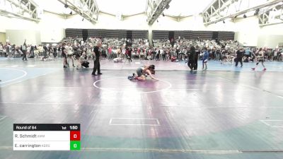 134-H lbs Round Of 64 - Ryan Schmidt, AMERICAN MMA AND WRESTLING vs Elijah Carrington, Kellenberg