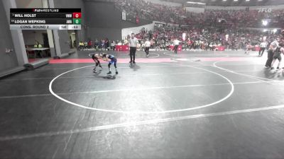 57 lbs Cons. Round 2 - Logan Wepking, Askren Wrestling Acadamy vs Will Holst, Prescott