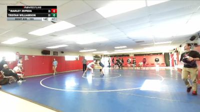 155 lbs Cons. Round 5 - Tristan Williamson, Steele Canyon vs Marley Zepeda, Santa Ana