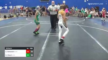 60 lbs Rr Rnd 4 - Cooper Sampson, Iowa Hammers Blue vs Gloria Cloud, G2 Red