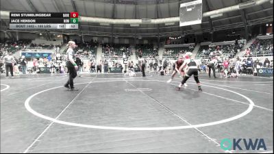 100 lbs Consi Of 8 #2 - Remi Stumblingbear, Darko Valley Wolf Pack vs Jace Henson, Team Nomad