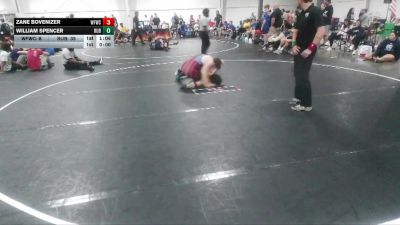 165 lbs Round 3 (4 Team) - William Spencer, Reverence United Blue vs Zane Bovenizer, West Forsyth Wrestling Club